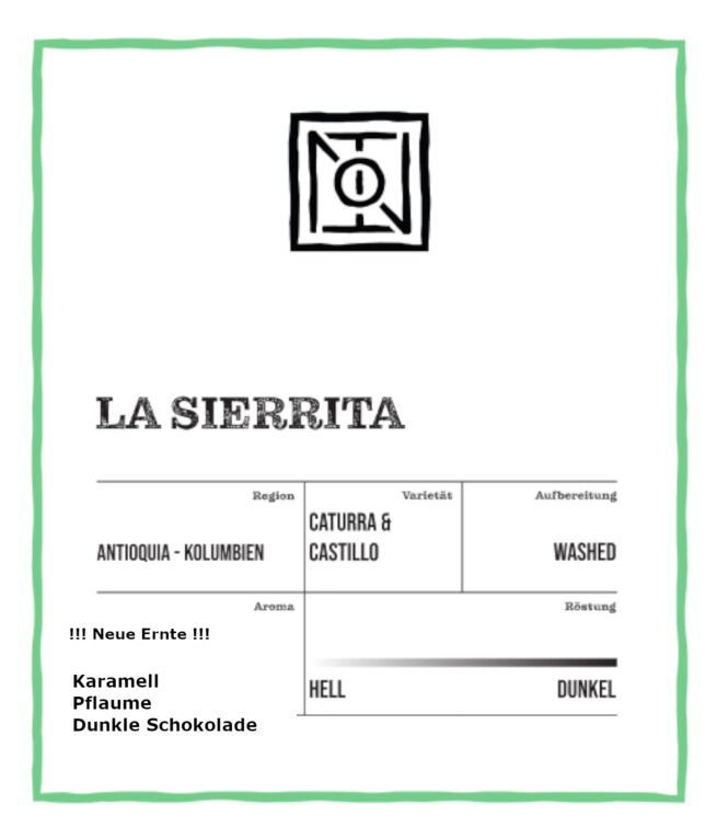 La Sierrita - Neue Ernte